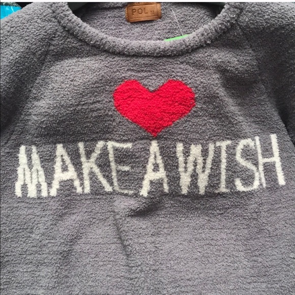 POL Gray Make A Wish Berber Sweater - Picture 7 of 7